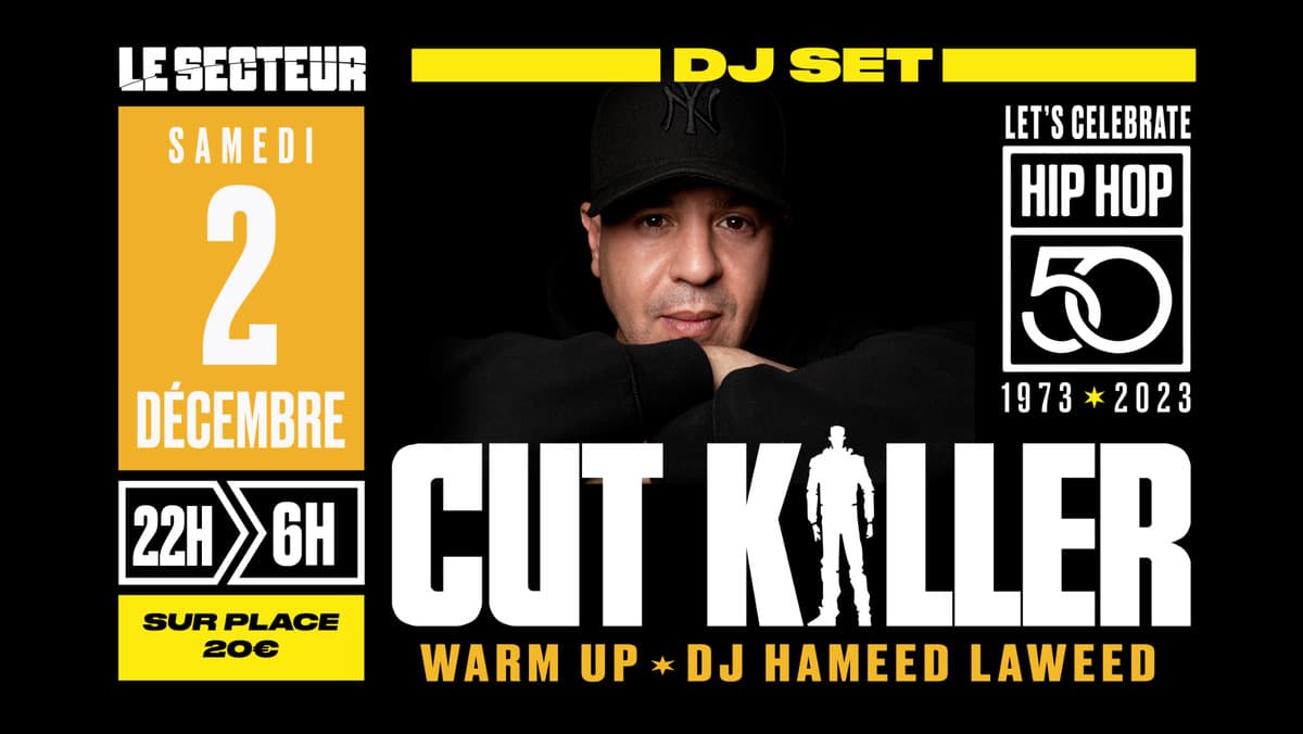 CUT KILLER - 50 ANS DU HIPHOP
