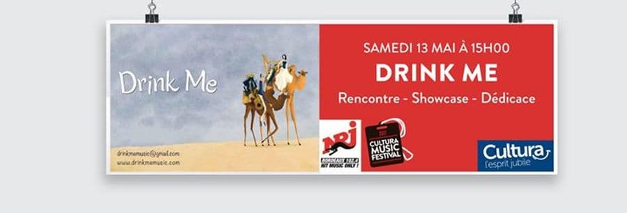 DRINK ME, showcase et dédicace