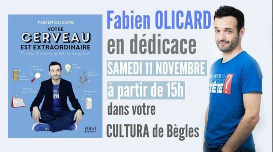 Fabien Olicard en dédicace