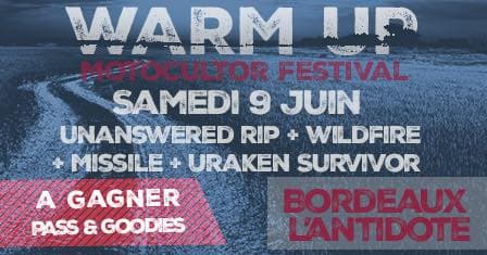 Festival Warm Up : Motocultor 2018