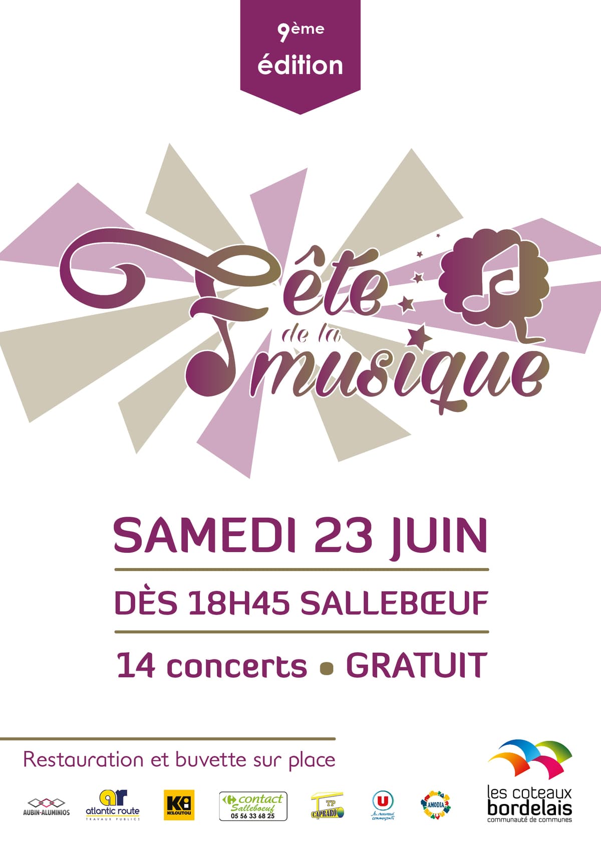 Fête de la musique des Coteaux Bordelais