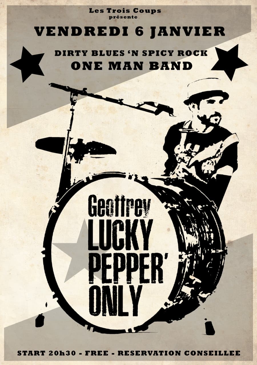 Geoffrey Lucky Pepper : The One Man Band!