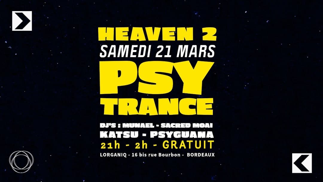 HEAVEN #2 W/ MUNAEL / SACRED MOAI / KATSU / PSYGUANA