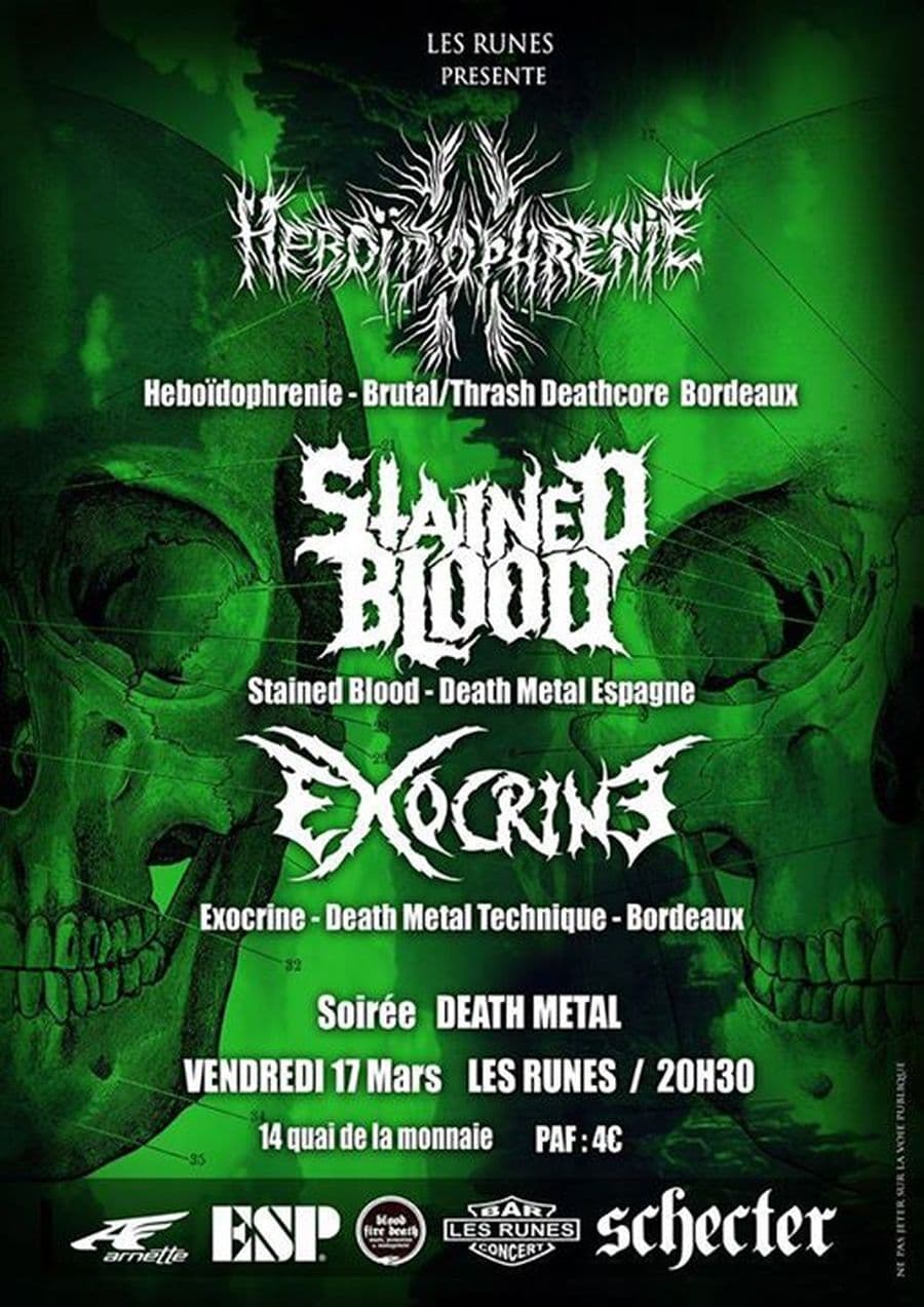 Heboïdophrenie + Stained Blood + Exocrine