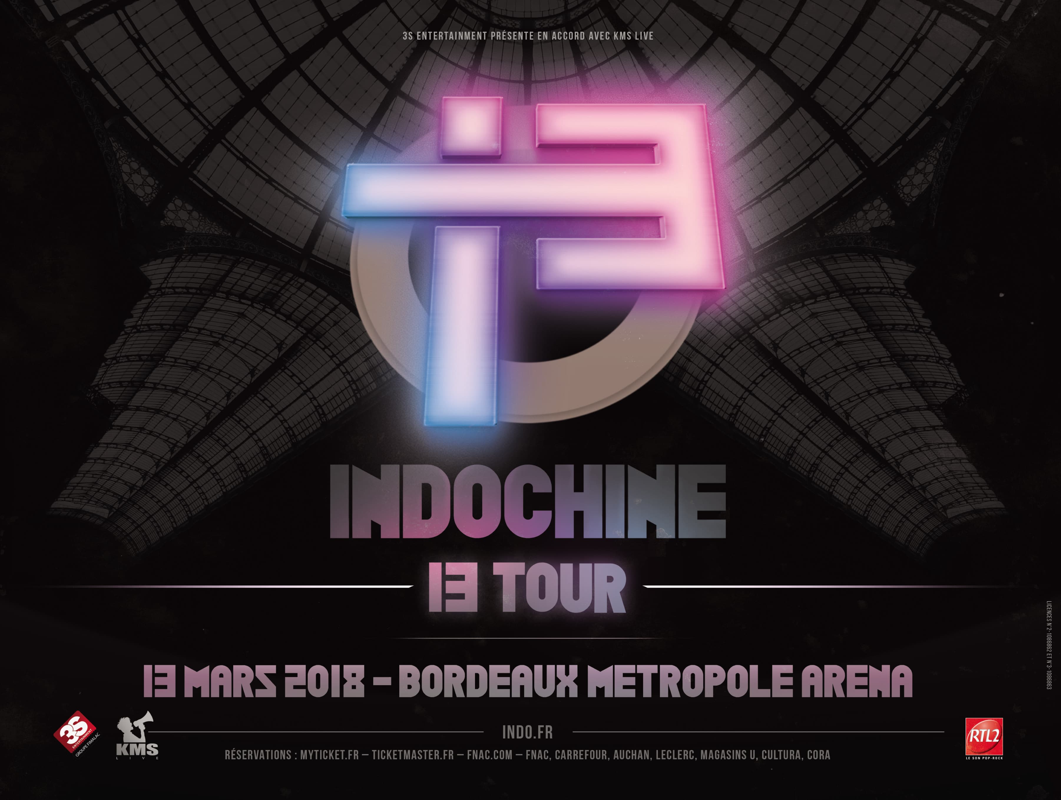 INDOCHINE - 13 tour