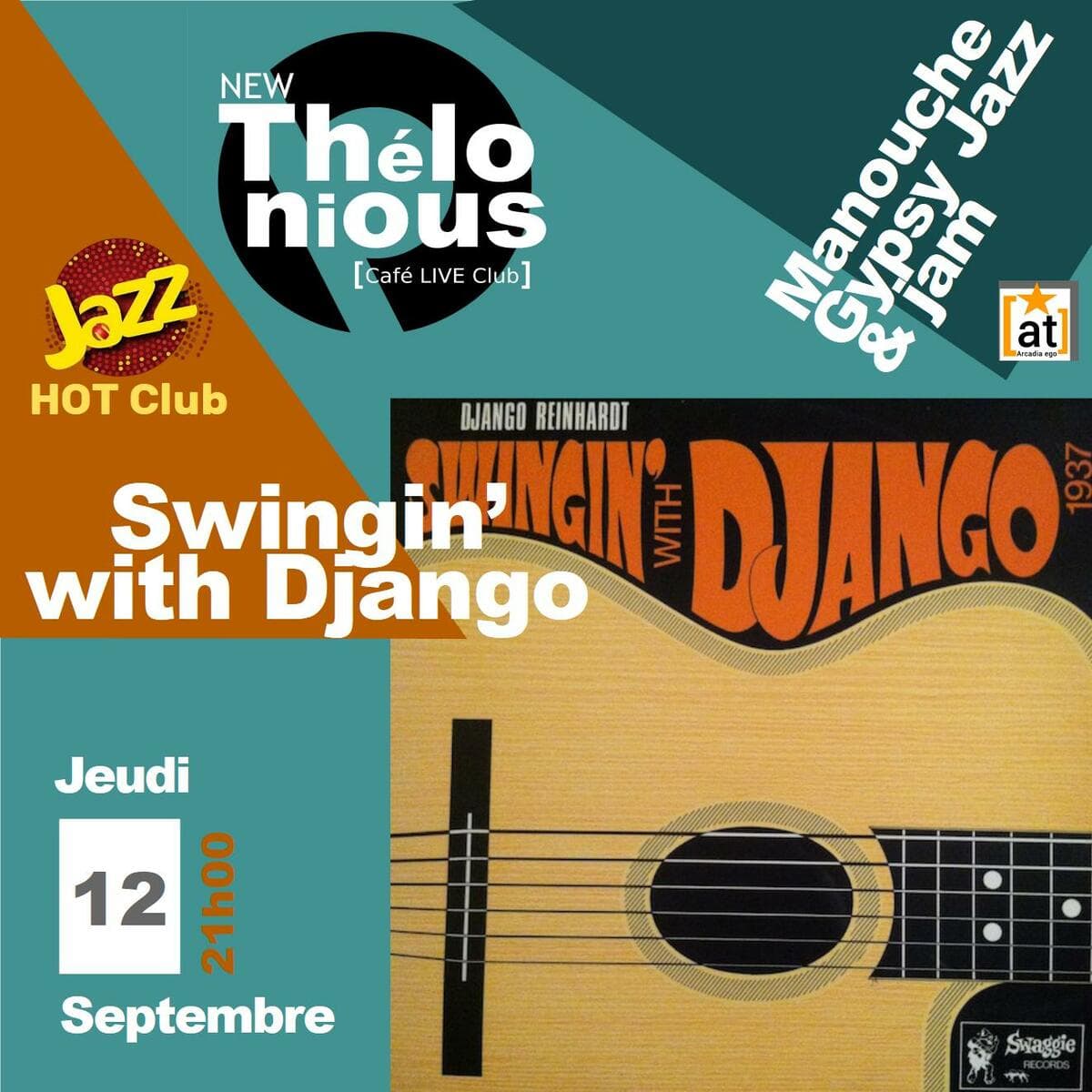 ''Jazz hot club'' / SWINGIN' with DJANGO