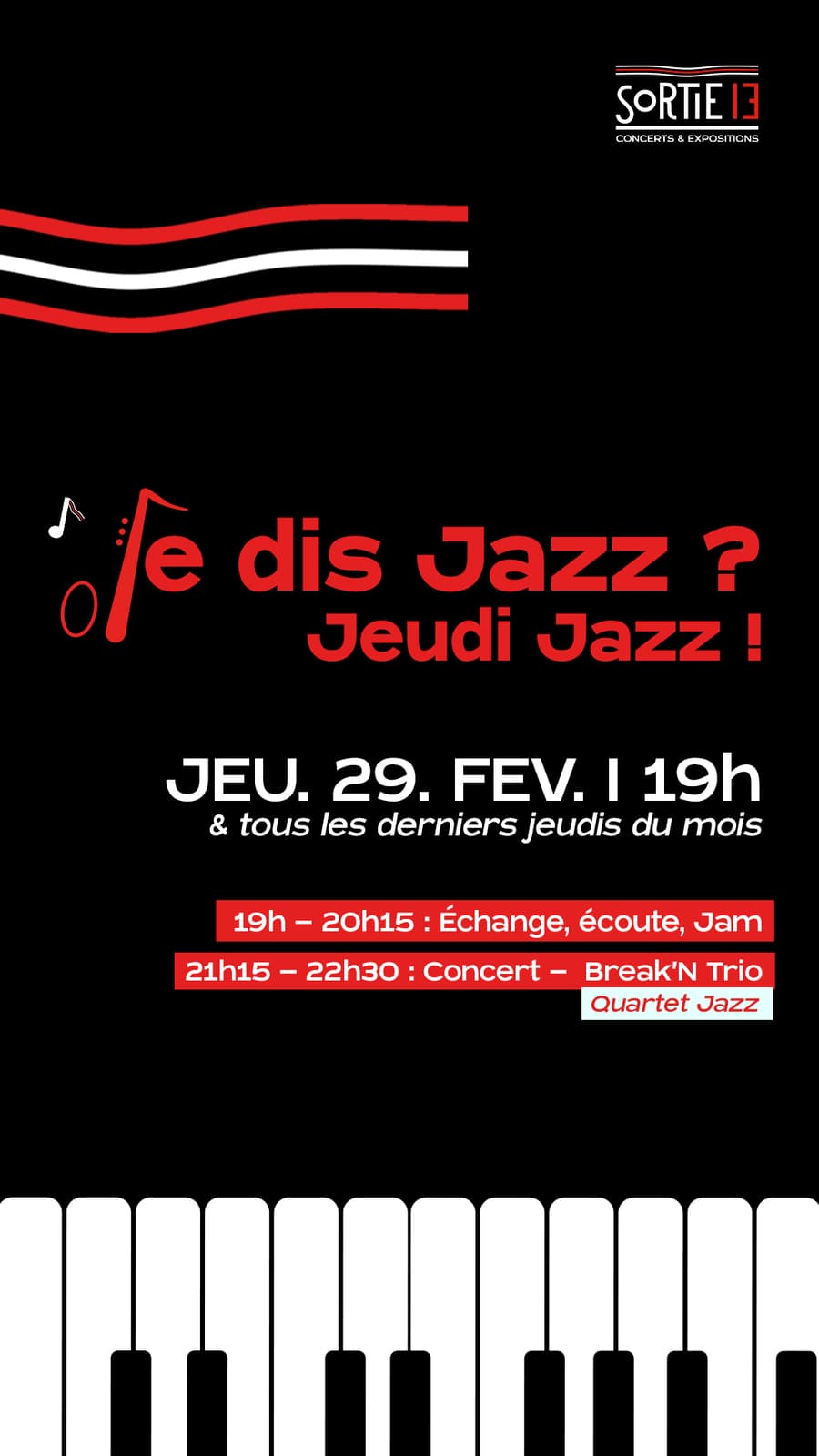 Je dis Jazz ? Jeudi Jazz !