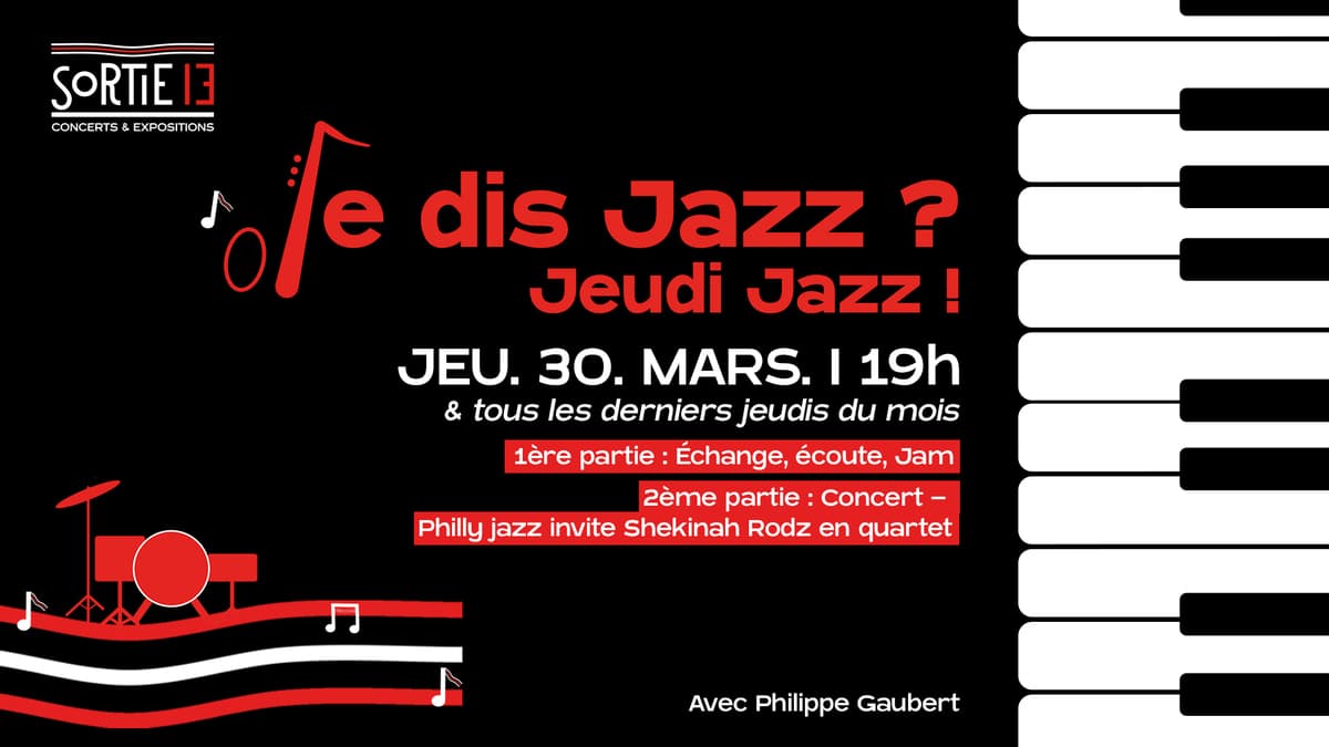 Je dis Jazz ? Jeudi Jazz !