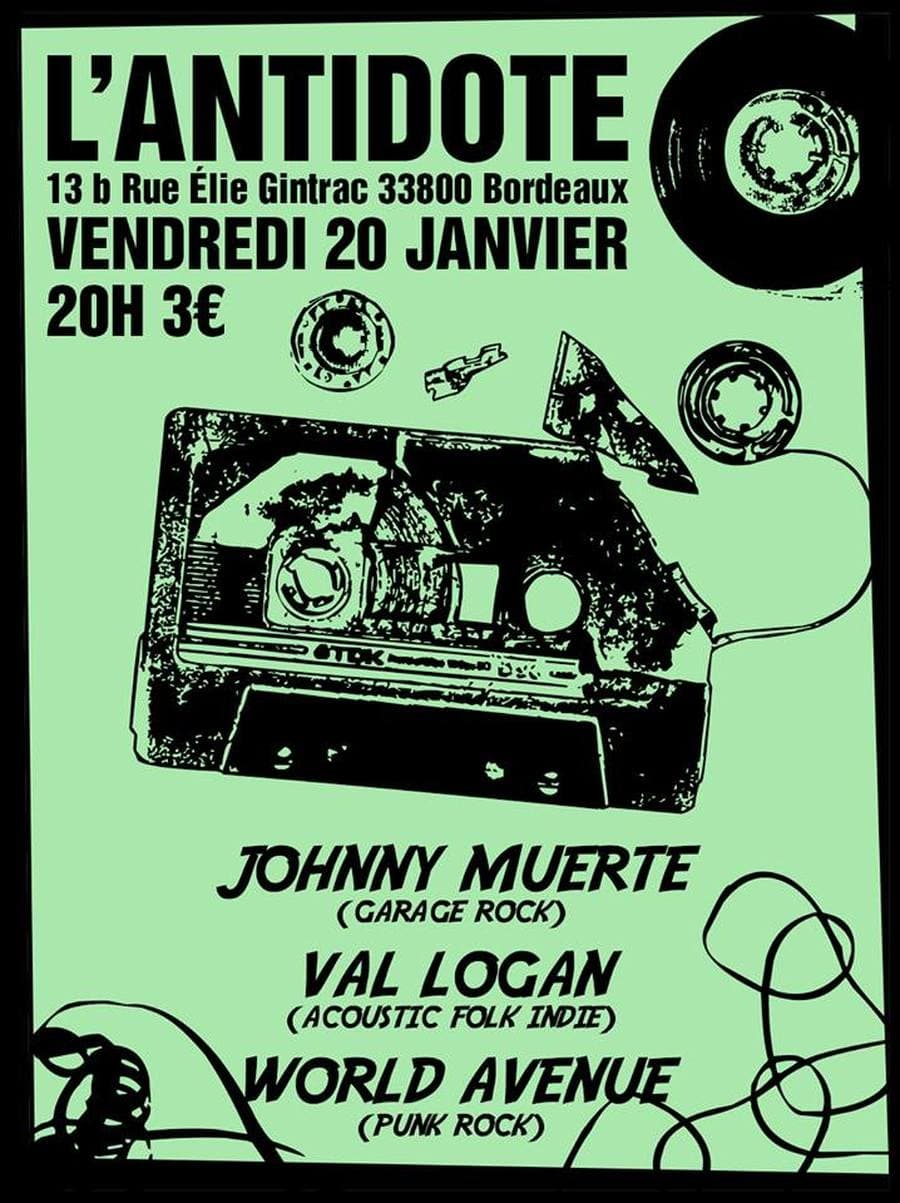 Johnny Muerte + Val Logan + World Avenue