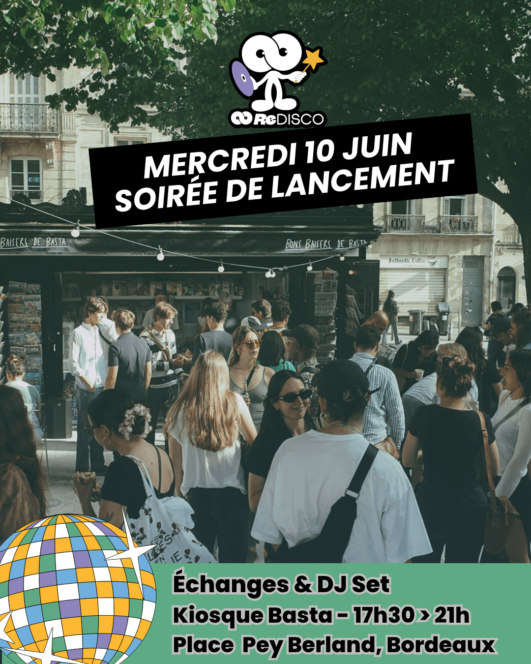 ReDisco - Lancement de la collecte de disques à recycler + DJ set
