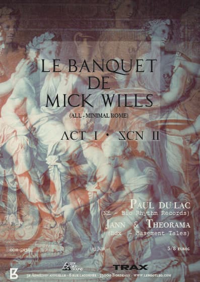 Le Banquet de Mick Wills Act I Scene II