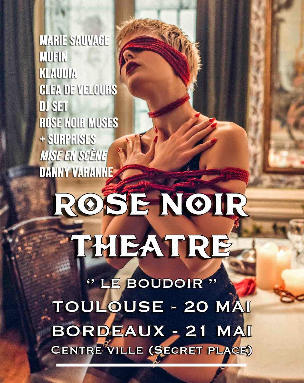 ''Le Boudoir'' : happening shibari experience