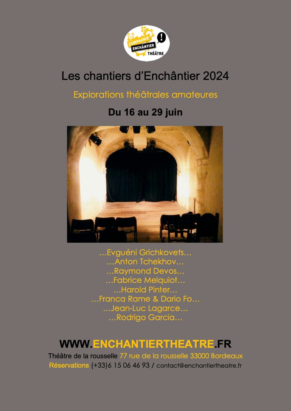 Les chantiers d'Enchântier 2024