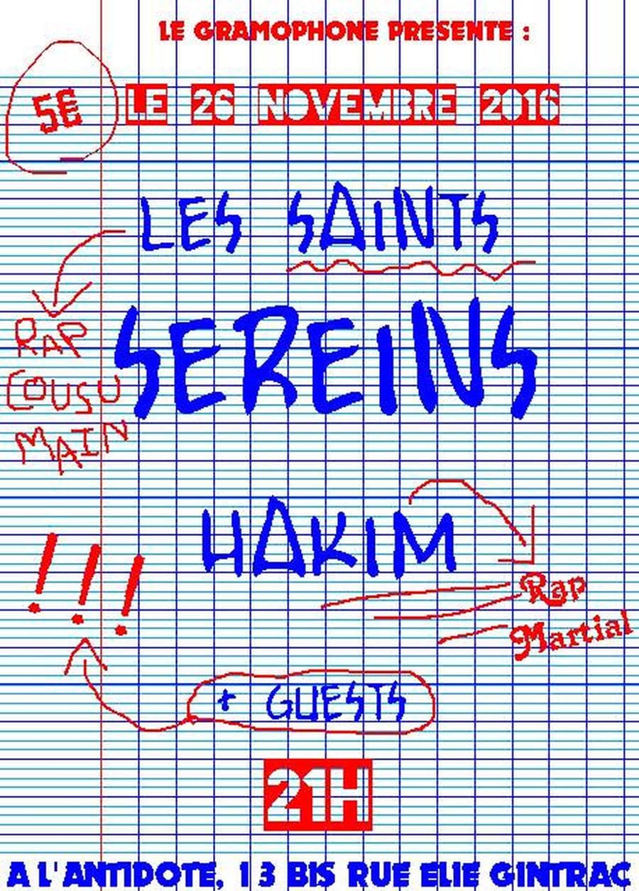 Les Saints Sereins + Hakim + Guests
