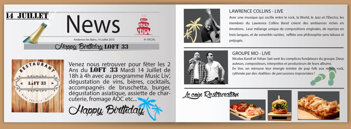 LOFT 33 2 ANS DEJA