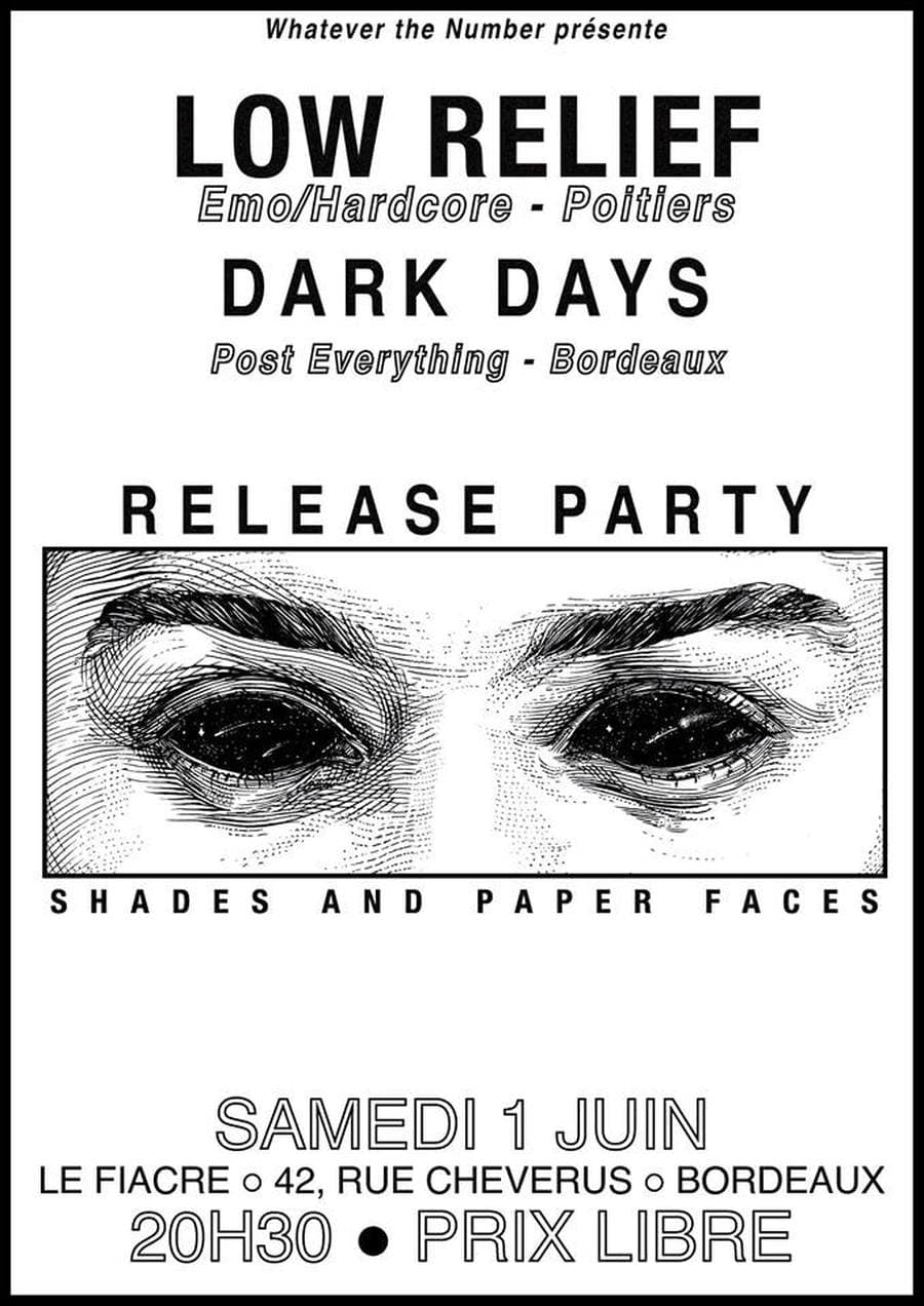 LOW RELIEF + DARK DAYS