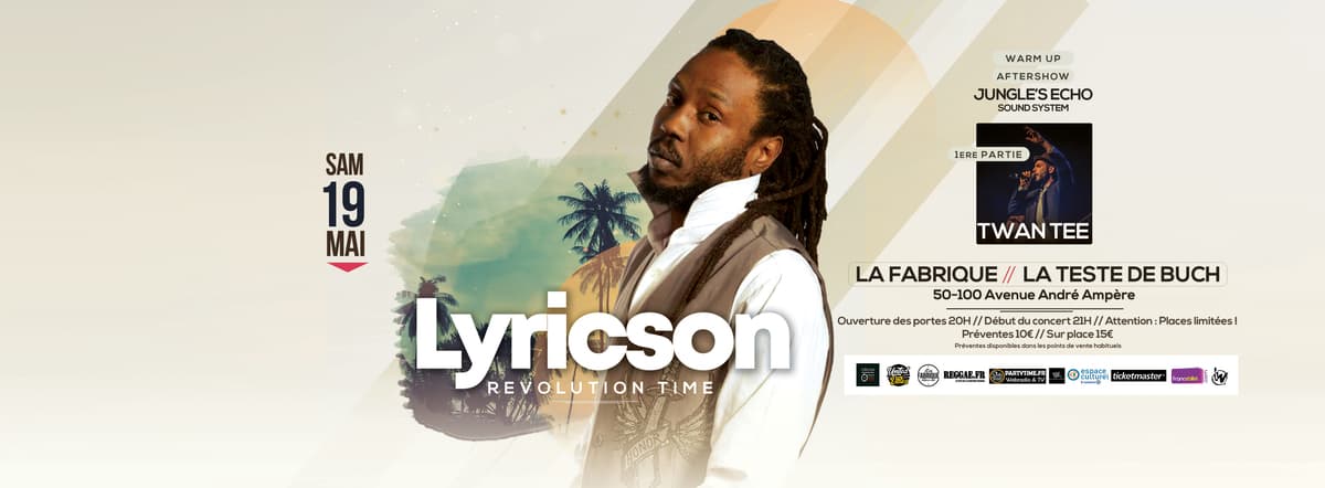 Lyricson ''Warm Up Twan Tee'' + Jungle's Echo