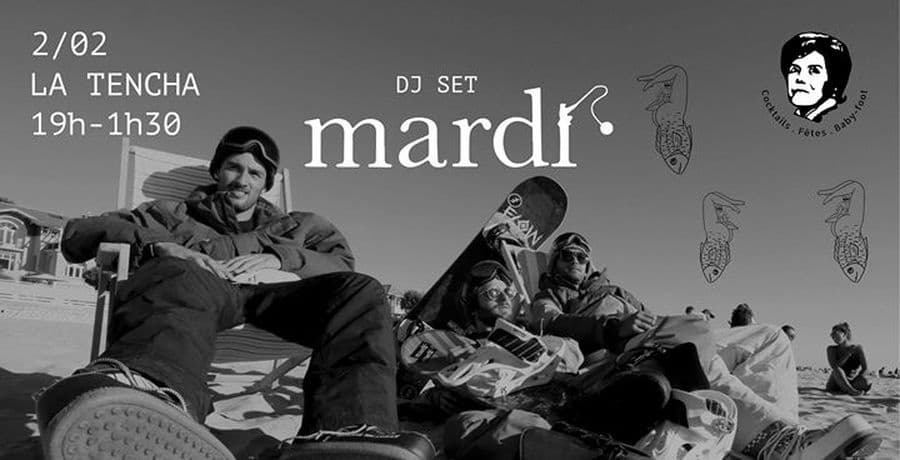 Mardi DJ set (un vendredi en plus)