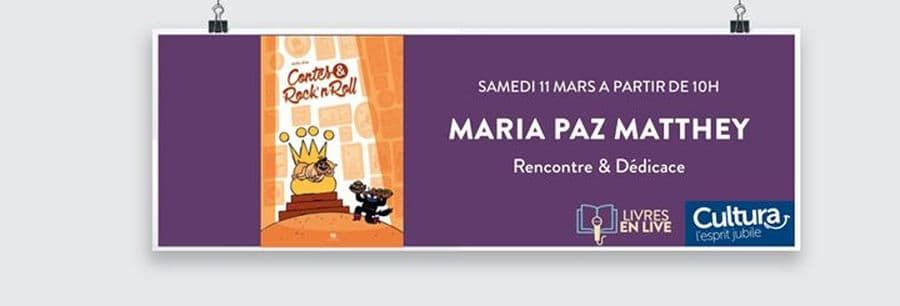 Maria Paz Matthey en dédicace