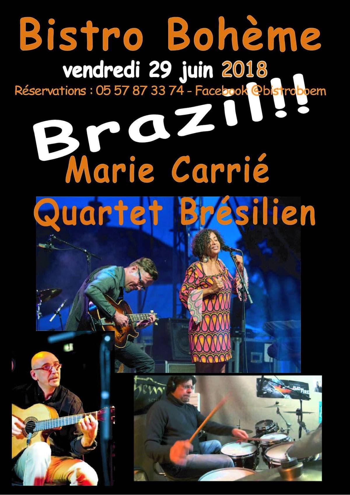 Marie Carrié, Quartet Brésilien