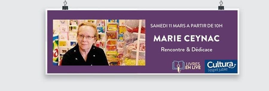Marie Ceynac en dédicace