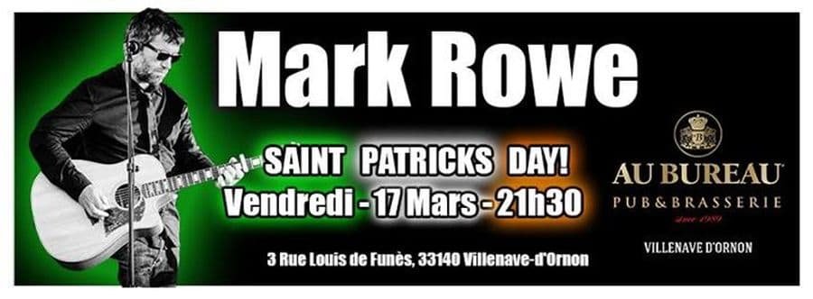 Mark Rowe, pour la St Patricks