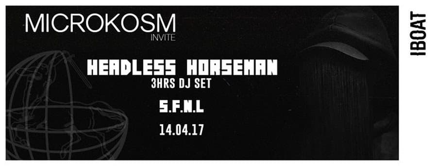 MICROKOSM invite Headless Horseman