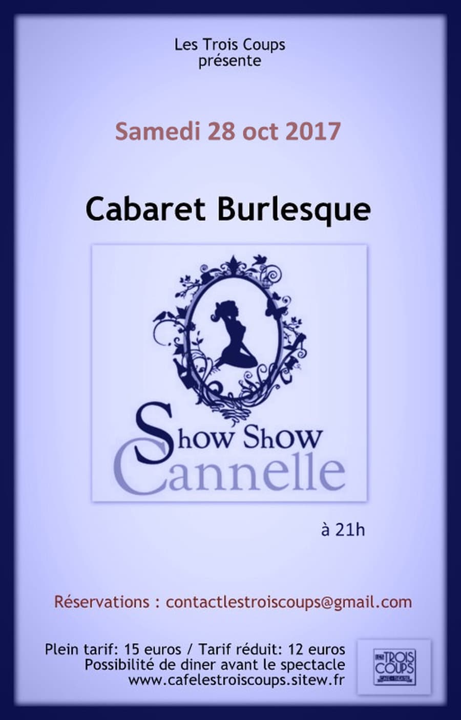 Miss Show Show Cannelle fait son show