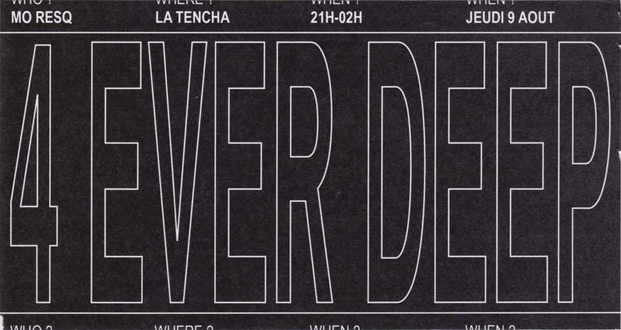 Mo Resq Recordings - 4 EVER DEEP