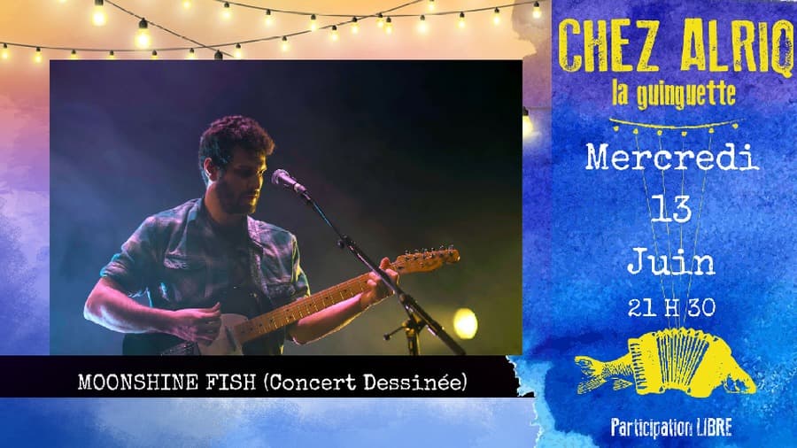 Moonshine Fish, Concert Dessiné