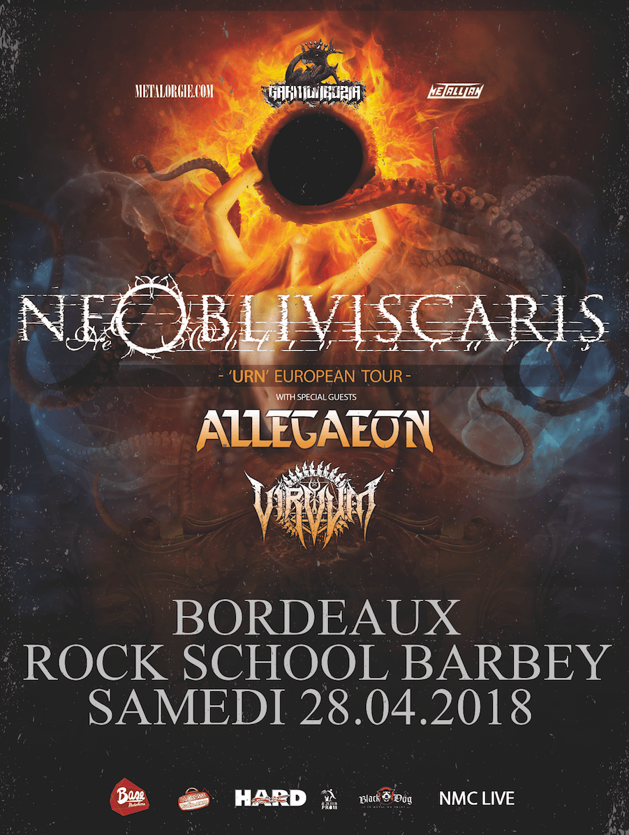 Ne Obliviscaris + Allegaeon + Virvum