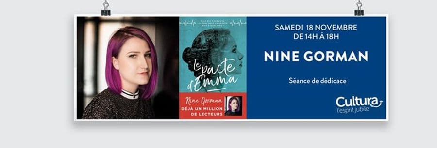 Nine Gorman en dédicace