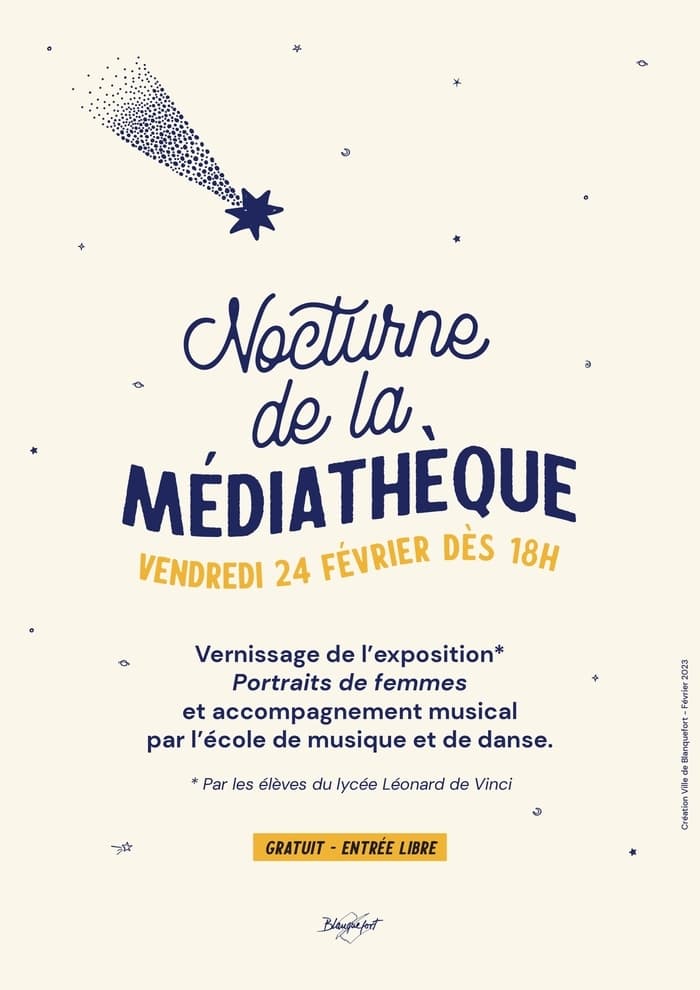 Nocturne de la médiathèque
