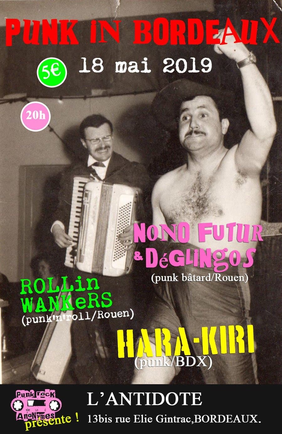 Nono futur + Rollin wankers + Hara kiri