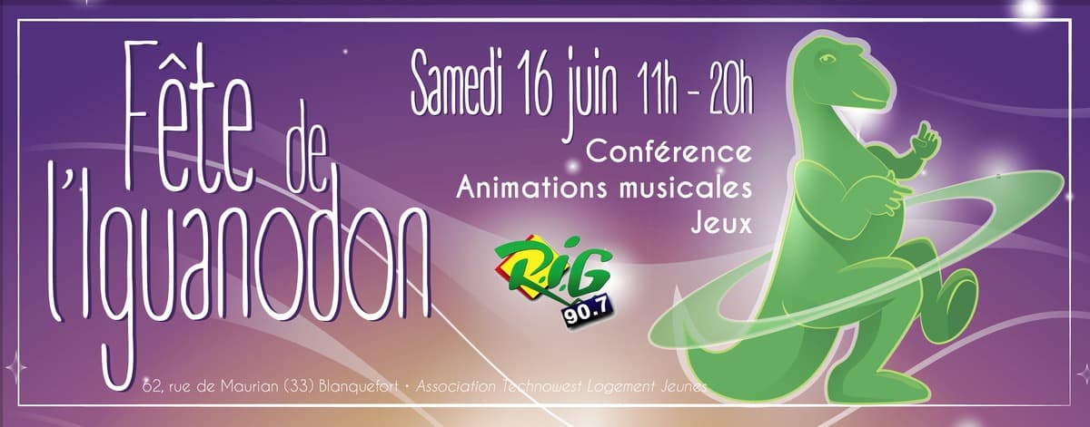 Open Air pour la fête de l’Iguanodon