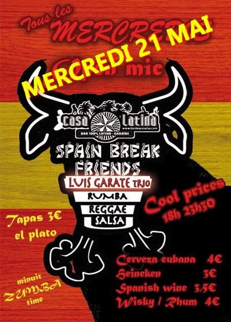 OPEN MIC SPAIN BREAK FRIENDS