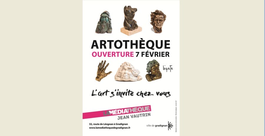 Ouverture de l'artothèque de sculpture