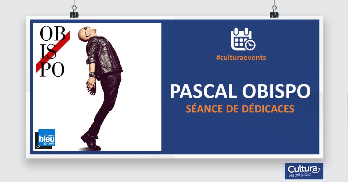 Pascal Obispo en dédicace