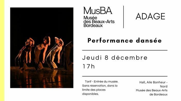 Performance dansée de l'école ADAGE
