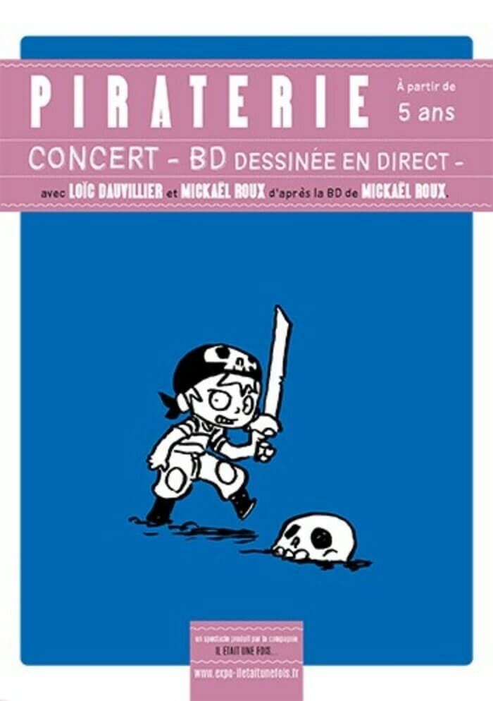 Piraterie, concert BD dessinée