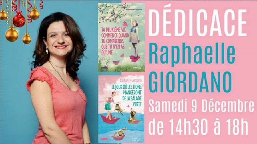 Raphaelle Giordano en dédicace