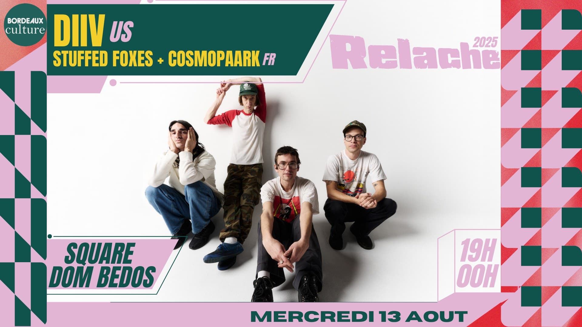 RELACHE #16 : DIIV + STUFFED FOXES + COSMOPAARK