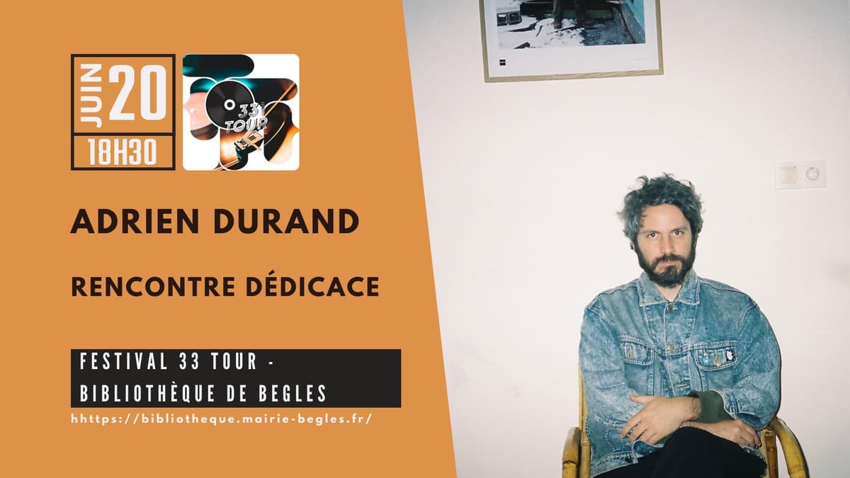 Rencontre dédicace avec Adrien Durand