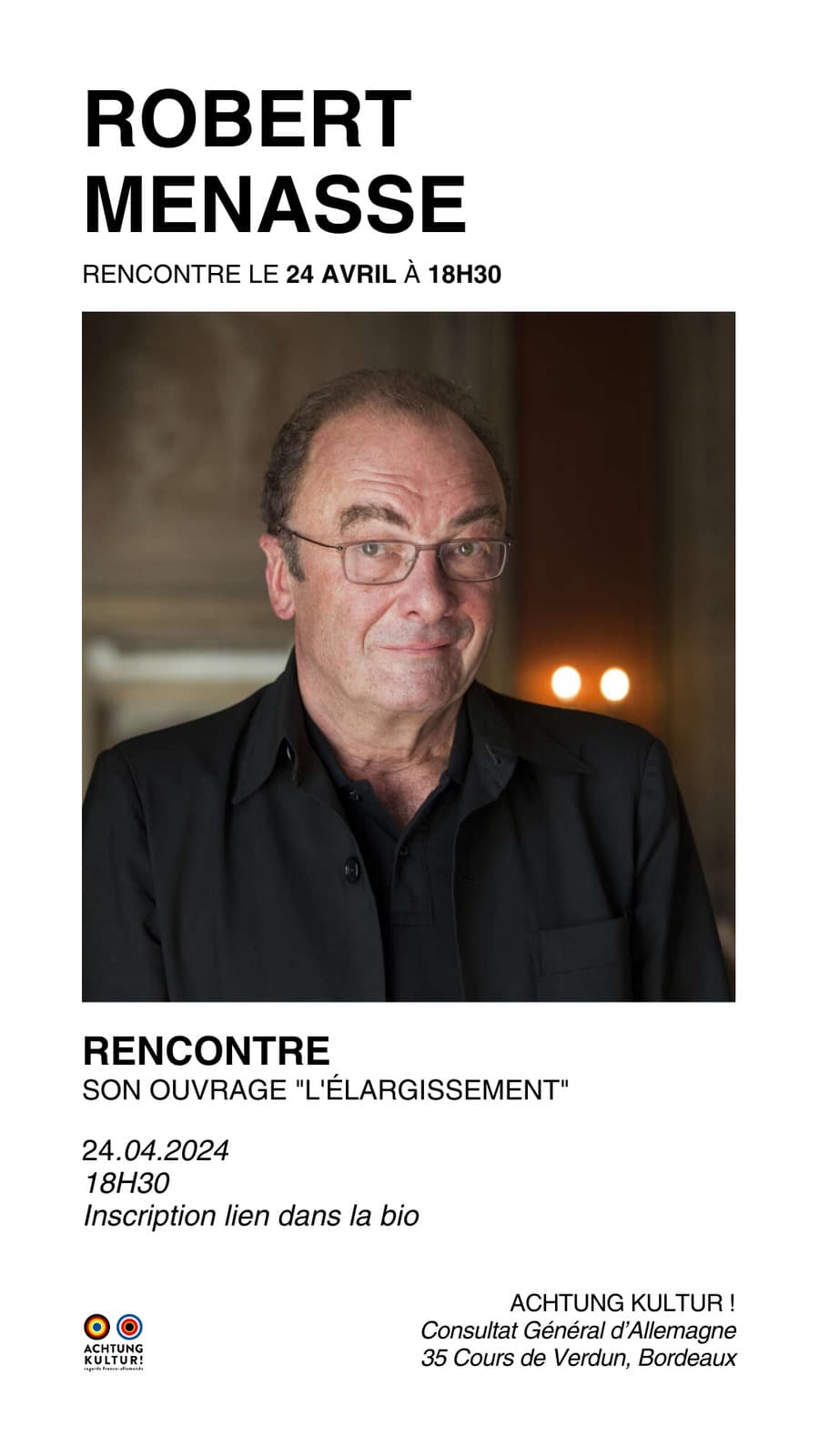 Rencontre Robert Menasse