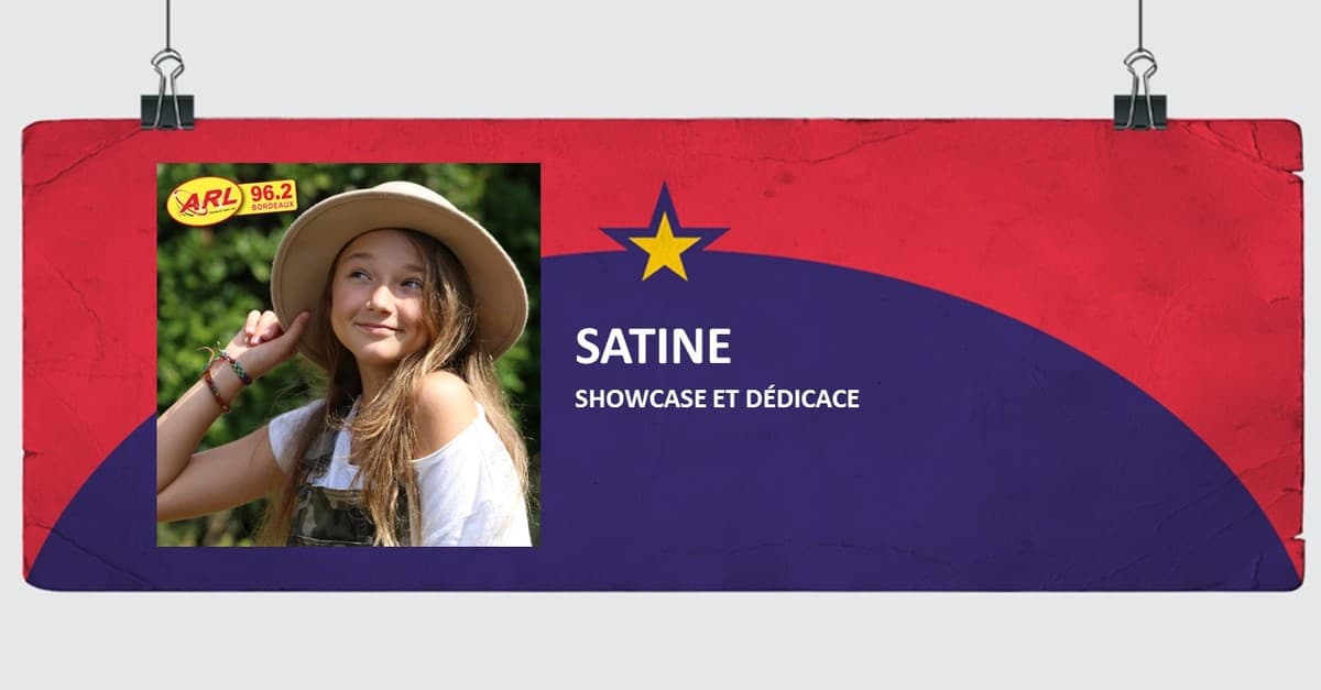 SATINE en showcase et dédicace