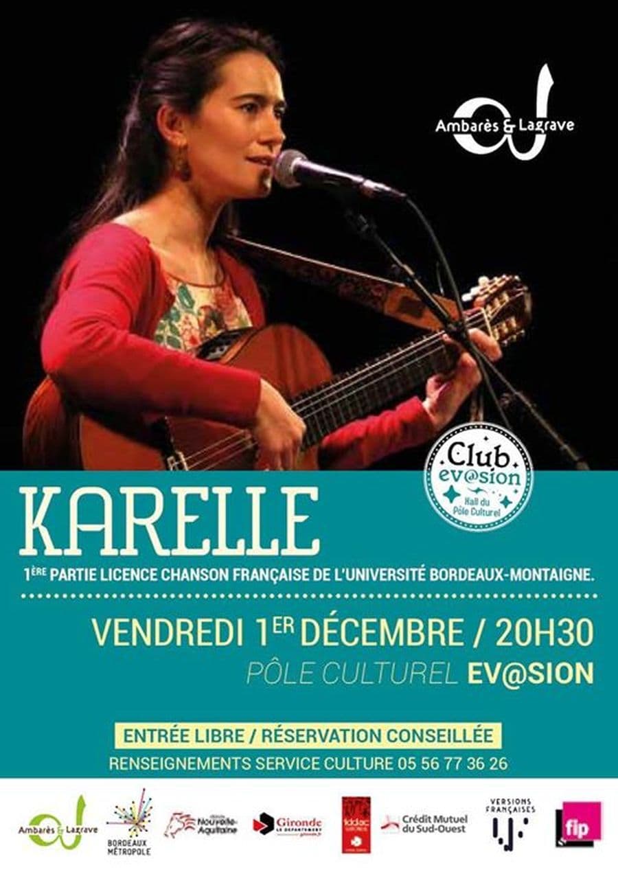 Soirée chanson française avec Karelle