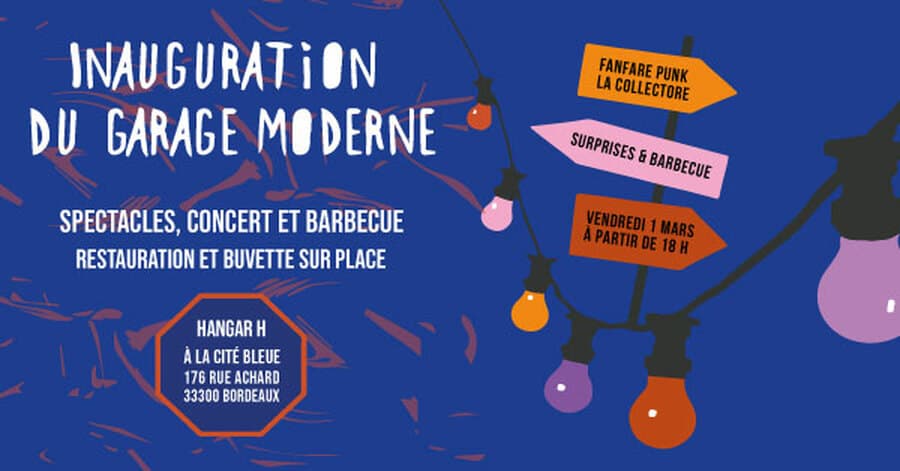 Soirée d'inauguration du Garage Moderne