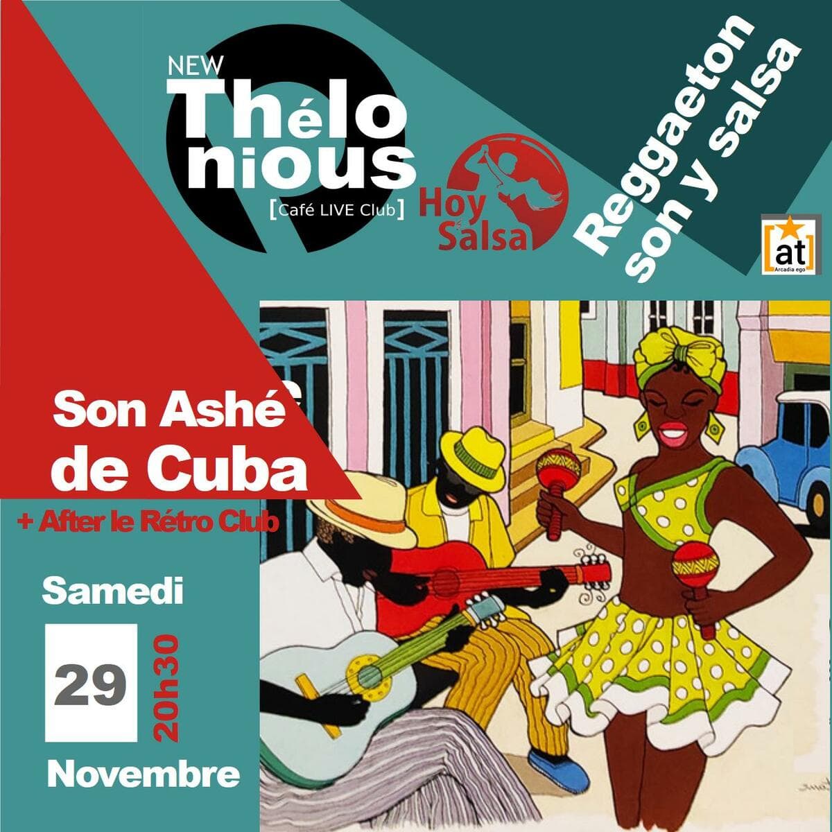 Son Ashé de Cuba + After Rétro Club
