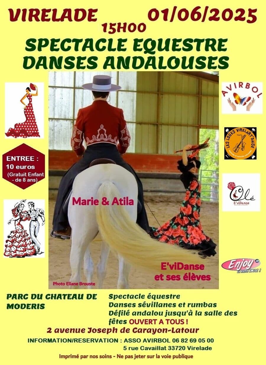 SPECTACLE EQUESTRE et DANSES ANDALOUSES