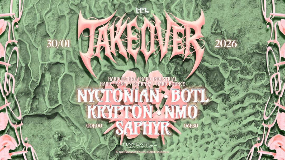 TAKEOVER // NYCTONIAN - BOTL - KRYPTON - NMO - SAPHYR